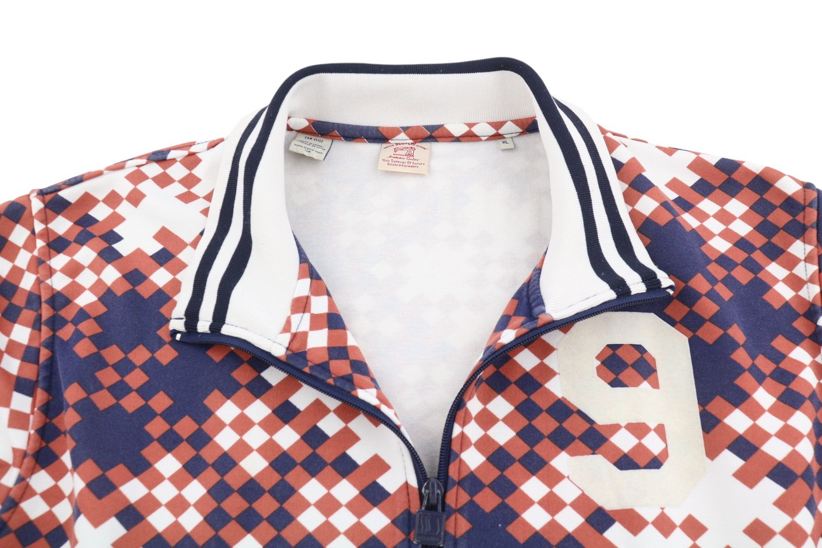 SCOTCH & SODA Men Sweatshirt XL Patterned High Neck Full Zip
