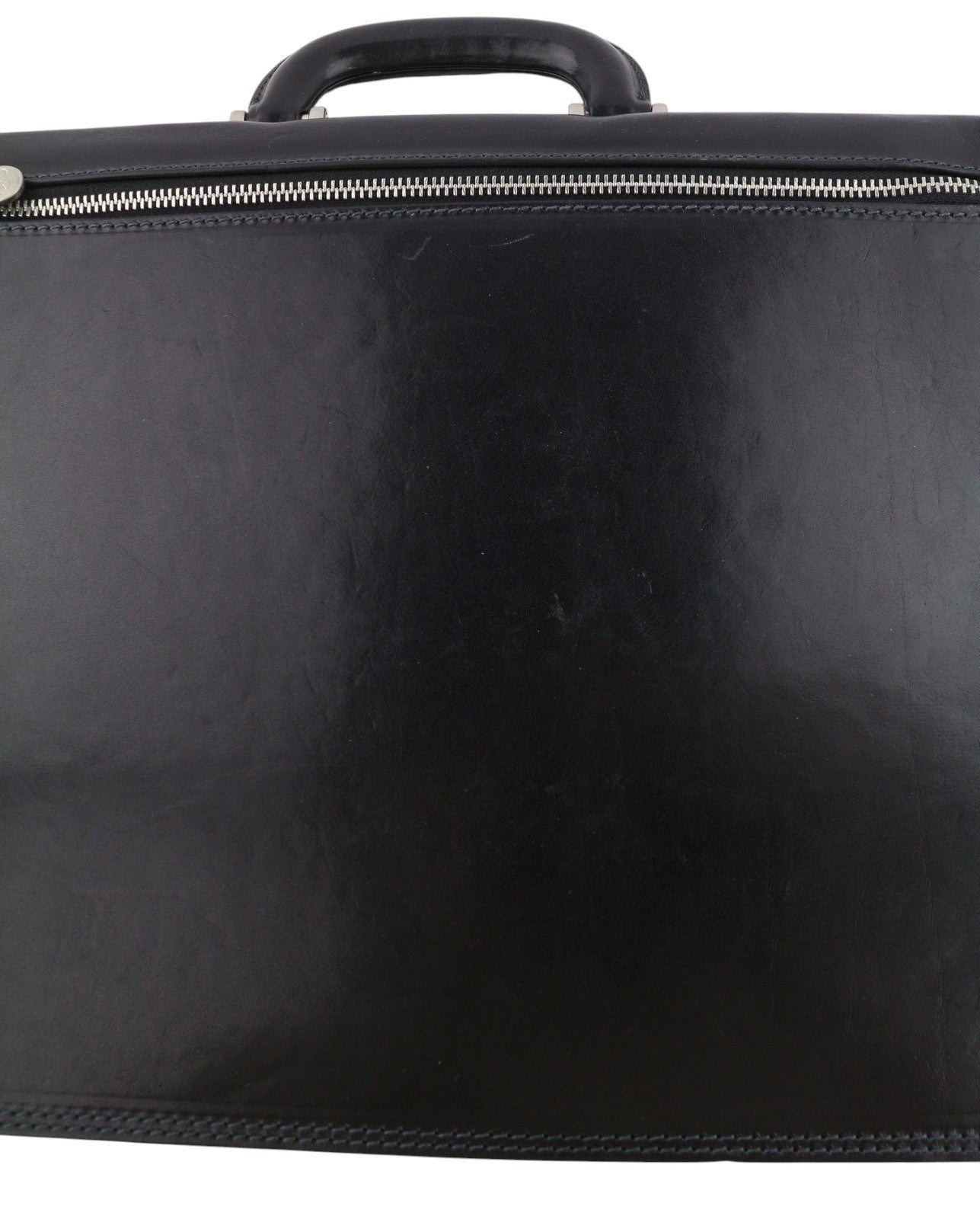 TIME RESISTANCE The Sound of the Mountain Men Bag Black Leather Briefcase RRP270