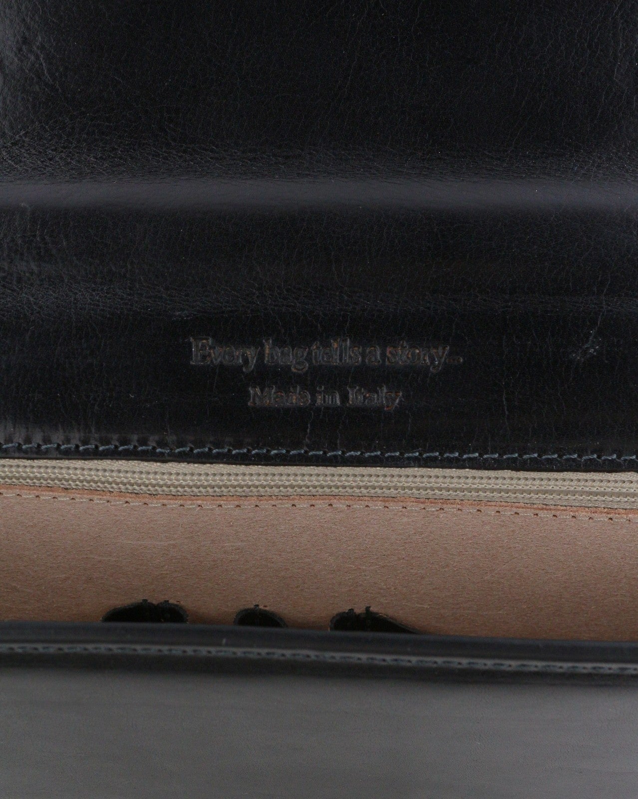 TIME RESISTANCE The Sound of the Mountain Men Bag Black Leather Briefcase RRP270
