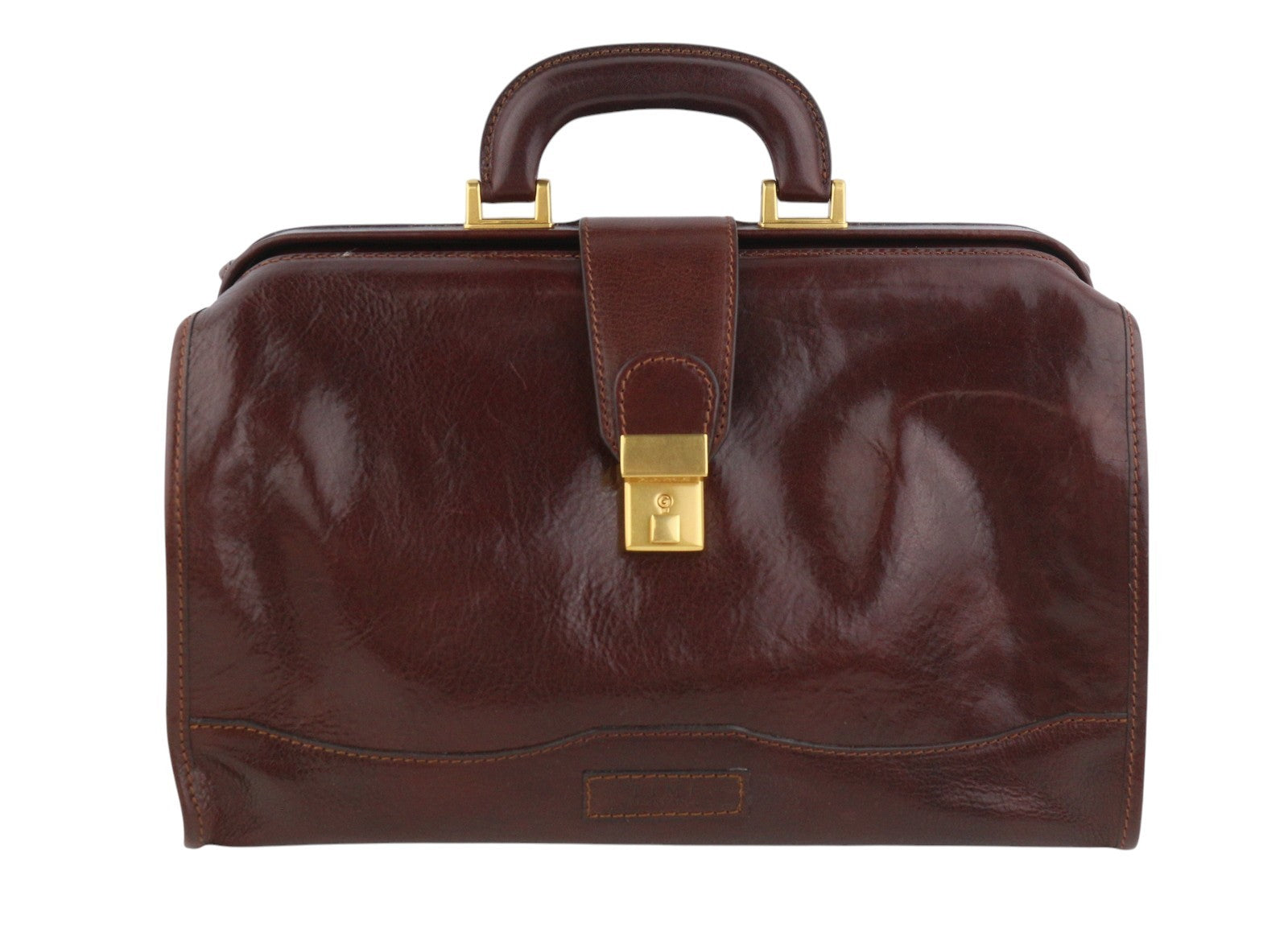 TIME RESISTANCE David Copperfield Women Bag Brown Leather Doctor Unisex RRP320
