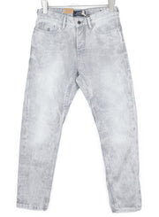 SCOTCH & SODA Dean Men Jeans W28/L32 Grey Loose Taper Fit Non-Stretch Buttoned