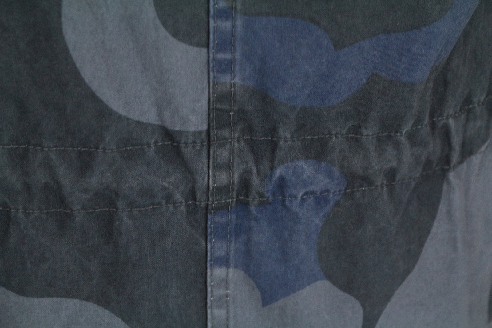 SCOTCH & SODA Men Jacket M Two-Tone Blue Camo Melange Pure Cotton RRP169