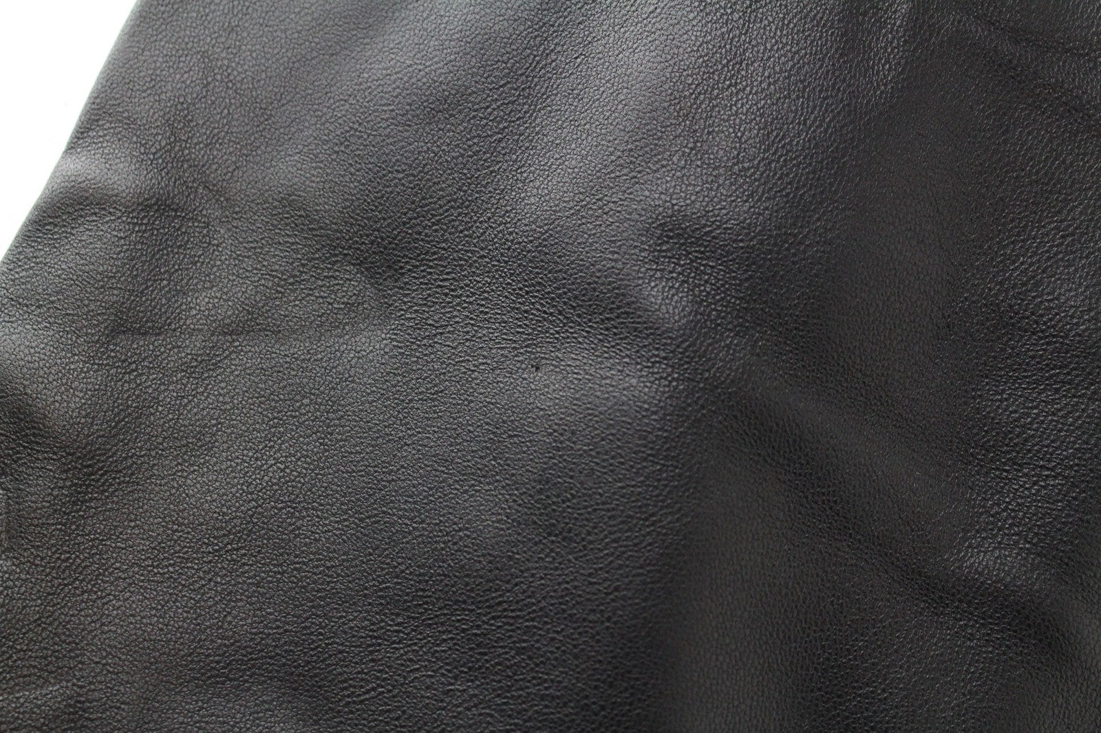 REPLAY Women Jacket L Leather Black Pure Lambskin Zip Up Classic Lined RRP€399