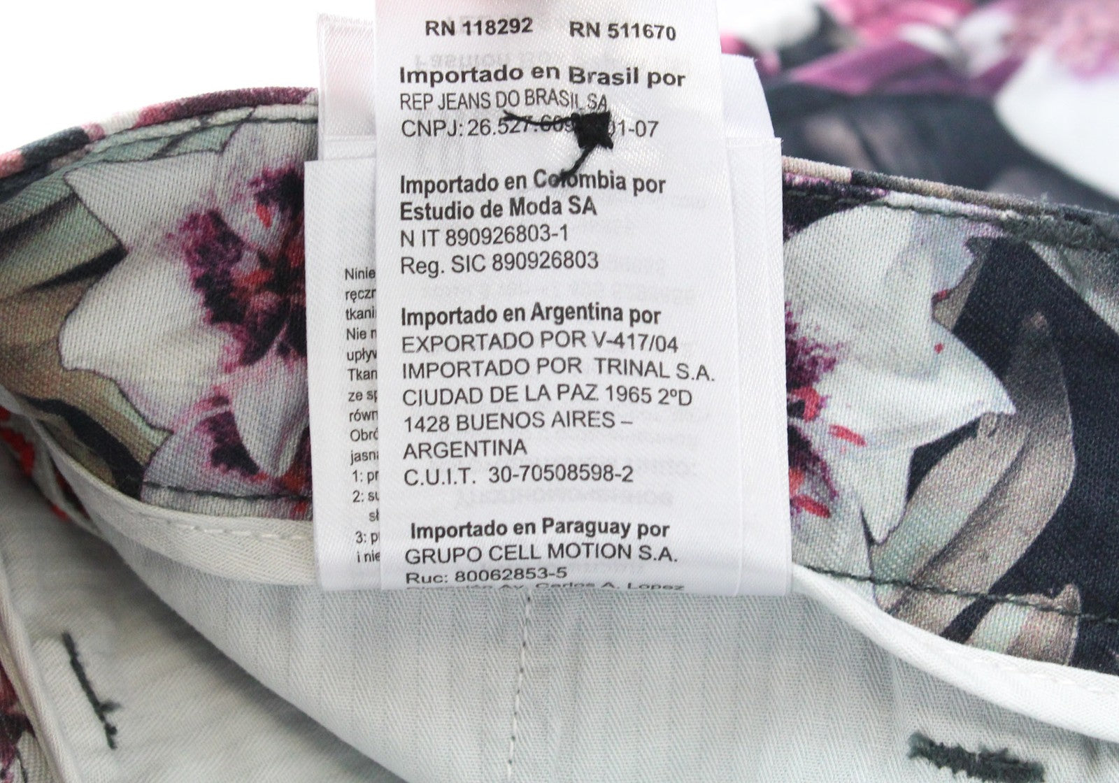 REPLAY Men Shorts W29 Black Floral Print Melange Non-Stretch Pure Cotton Zip-Fly