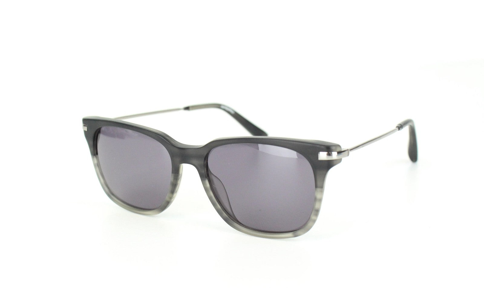 SUITSUPPLY Men Sunglasses One Size Pattern Black Square Classic Polarized Lenses