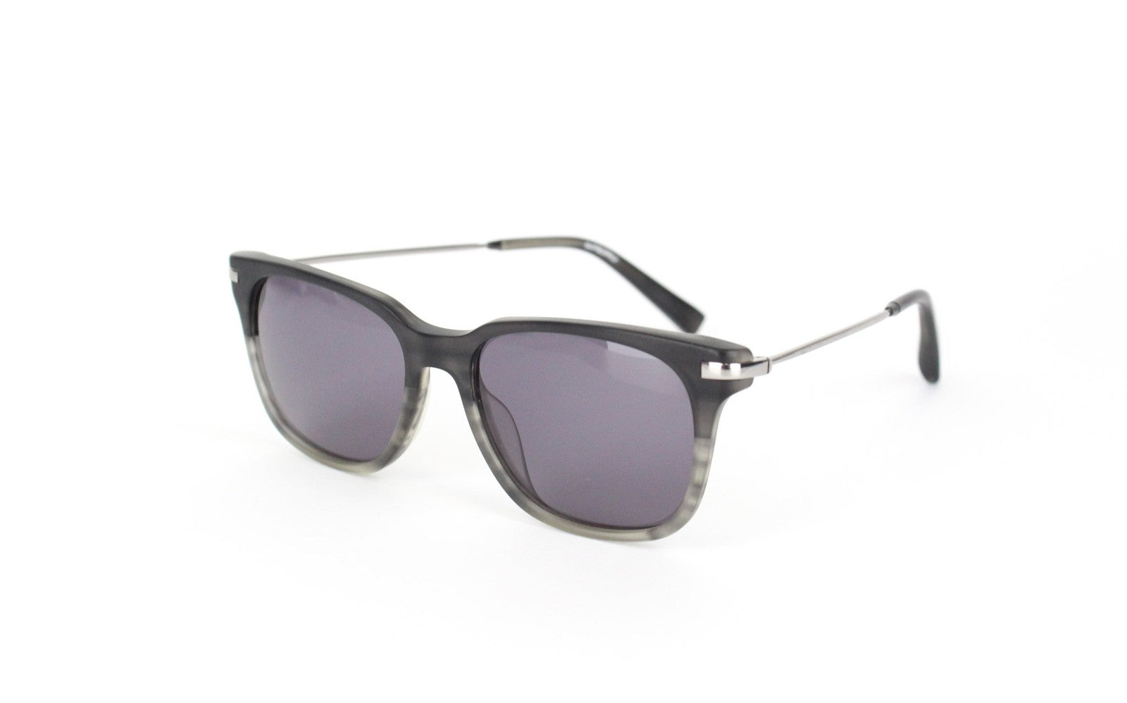 SUITSUPPLY Men Sunglasses One Size Pattern Black Square Classic Polarized Lenses