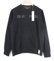 REPLAY Men Sweatshirt M Grey Cotton Blend Long Sleeved Pouch Pocket Pull On
