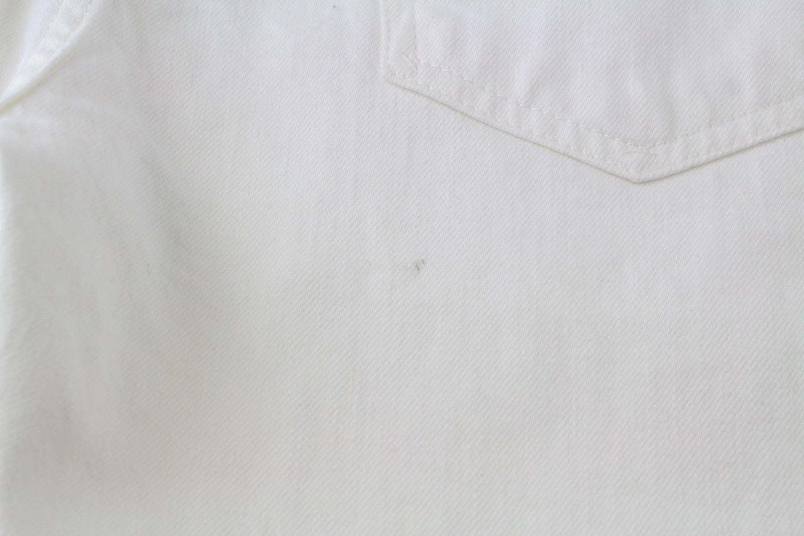 SUITSUPPLY Alain Men Jeans W31/L32 Selvedge White Cotton Stretch Denim Slim Fit