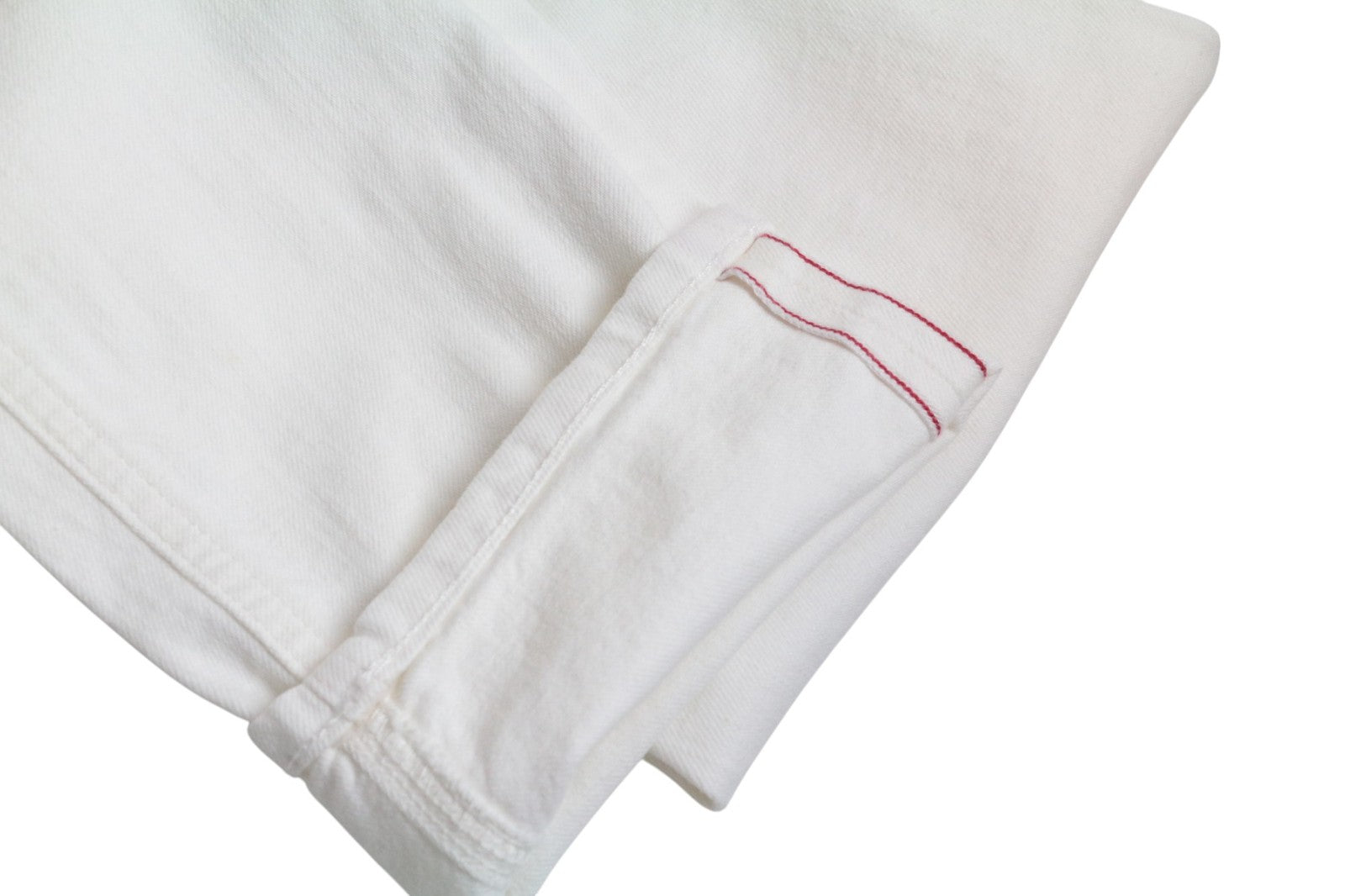 SUITSUPPLY Alain Men Jeans W31/L32 Selvedge White Cotton Stretch Denim Slim Fit