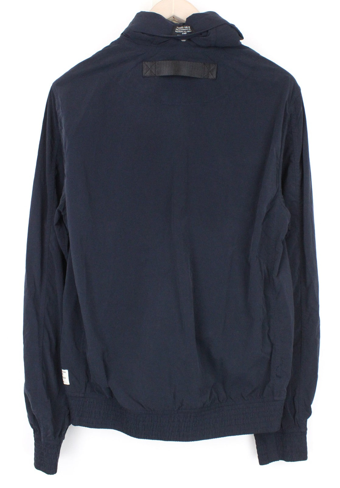 SCOTCH & SODA Men Jacket S Dark Blue Hooded Garment-Dyed Lightweight Classic