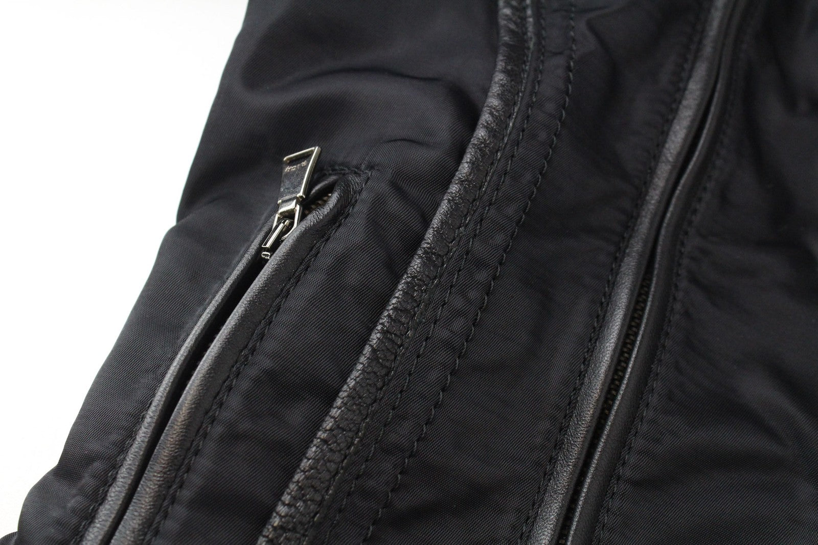RICHMOND Men Jacket IT40 Black Designer High Neckline Classic Patched Zippered