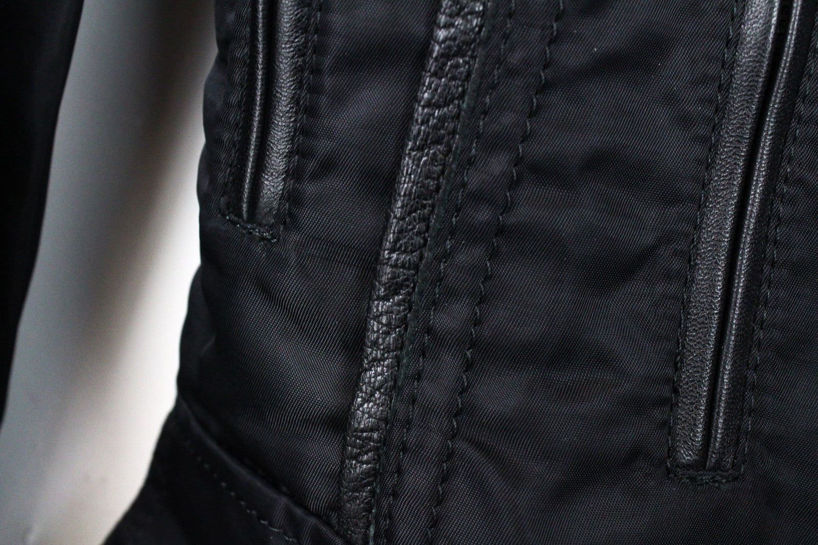 RICHMOND Men Jacket IT40 Black Designer High Neckline Classic Patched Zippered
