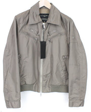 RICHMOND Men Jacket IT48 Light Brown Spread Collared Designer Ribbing Zippered