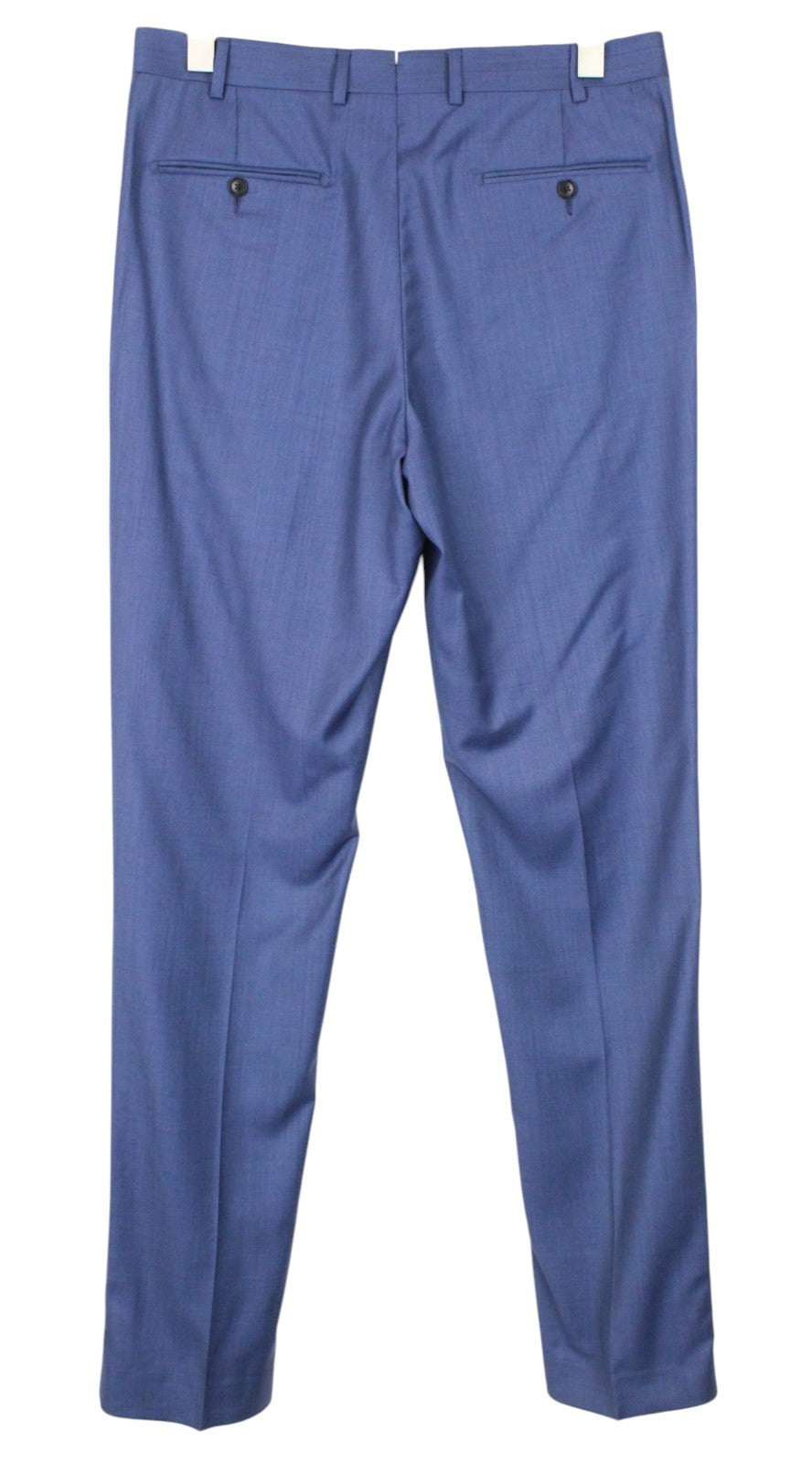 SUITSUPPLY Lazio La Spalla Men Suit UK40L Wool Super 150's Slim Blue 3 Piece