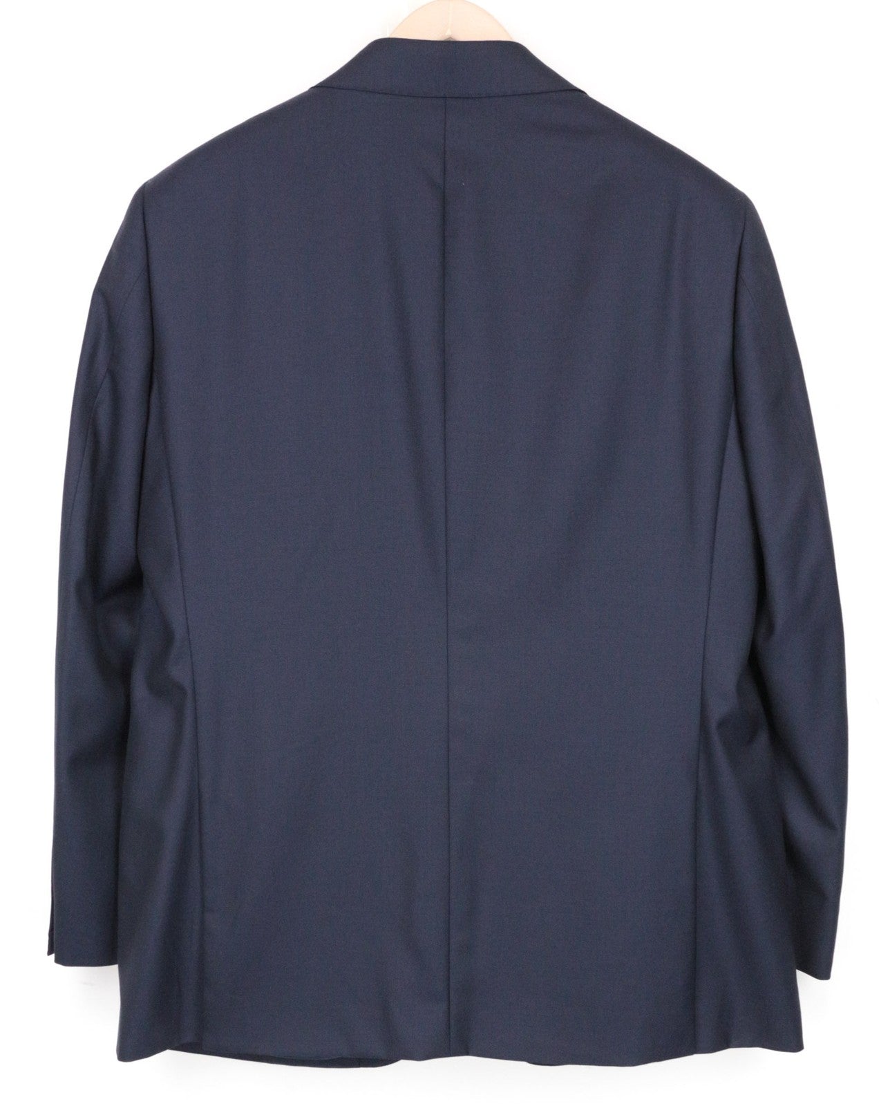 SUITSUPPLY Lazio Men Suit UK44R Pure Wool Navy 2-Piece Slim Cut Formal Twill