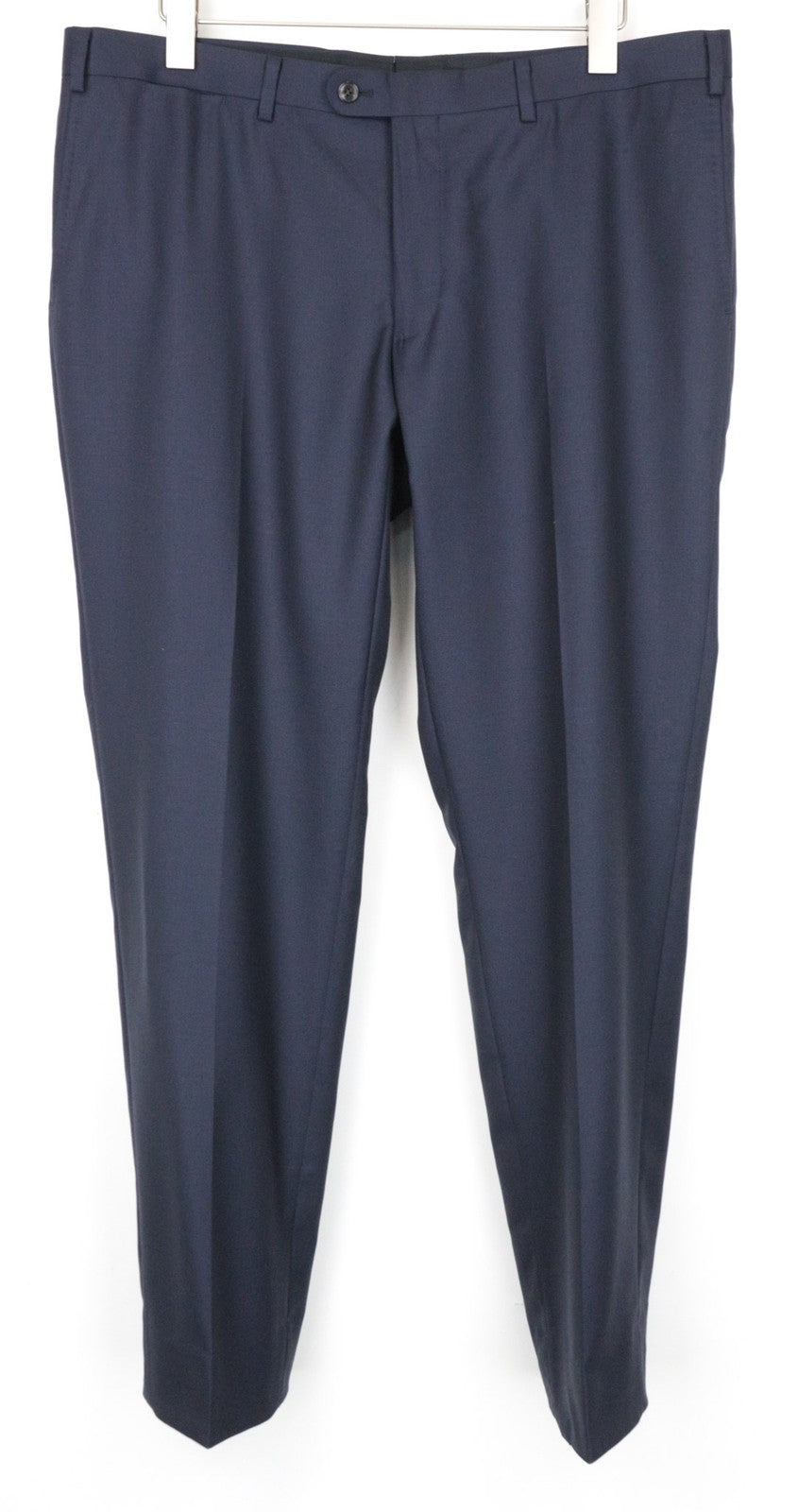 SUITSUPPLY Lazio Men Suit UK44R Pure Wool Navy 2-Piece Slim Cut Formal Twill