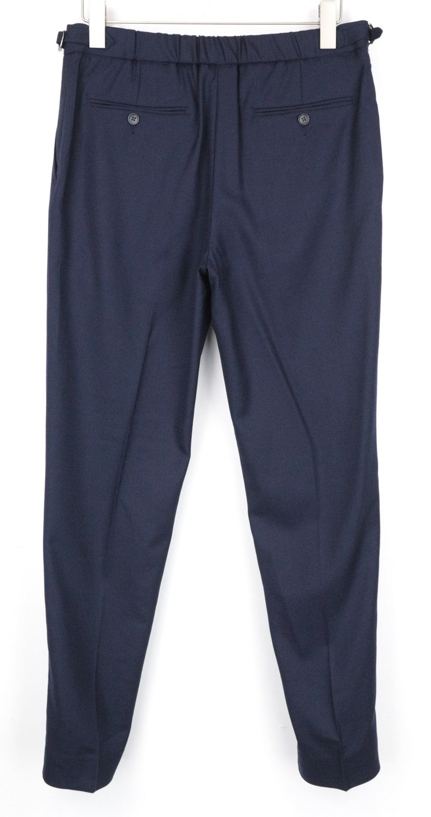 SUITSUPPLY Havana Men Suit UK38S Pure Wool Stretch Slim Blue 3-Piece Unlined