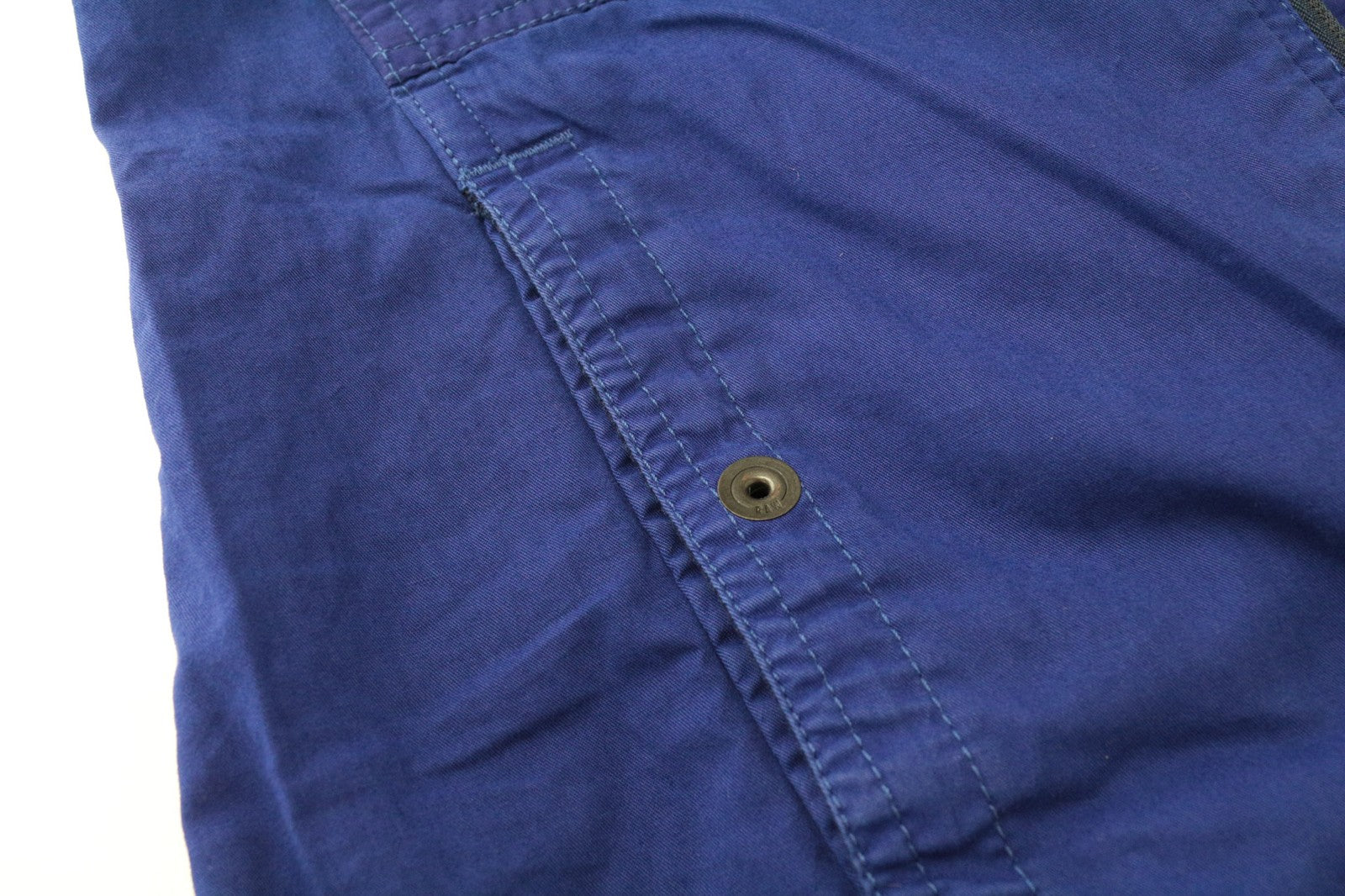 G-STAR Men Jacket XS Bright Prince Blue Twill Overshirt Hooded Unlined Casual
