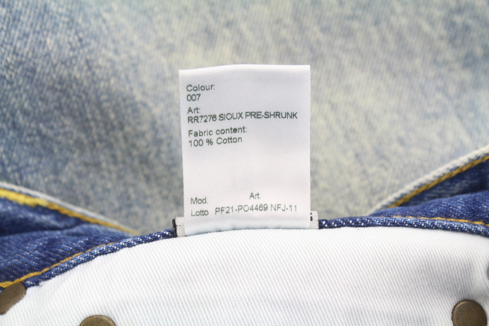 R13 Johan Drop Men Jeans 32 Jasper Cropped Whiskers Faded Blue