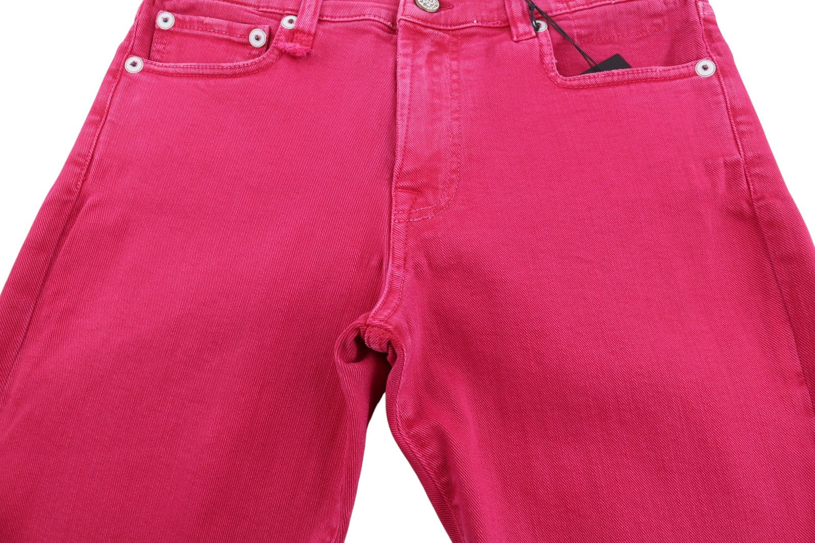 R13 Romeo Women Jeans 27 Fuchsia Stretch Cropped Slim Fit SS26 RRP735