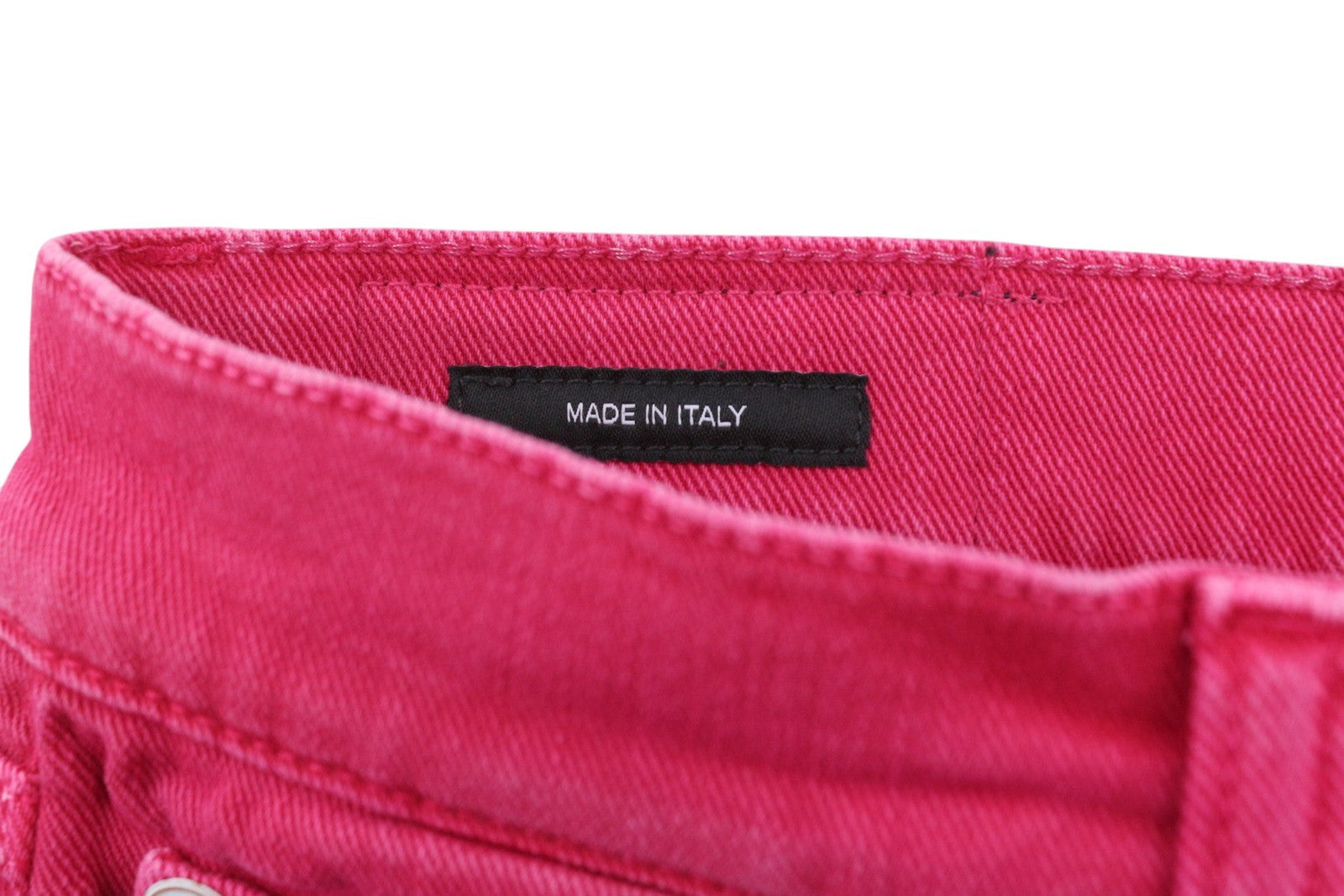R13 Romeo Women Jeans 27 Fuchsia Stretch Cropped Slim Fit SS26 RRP735