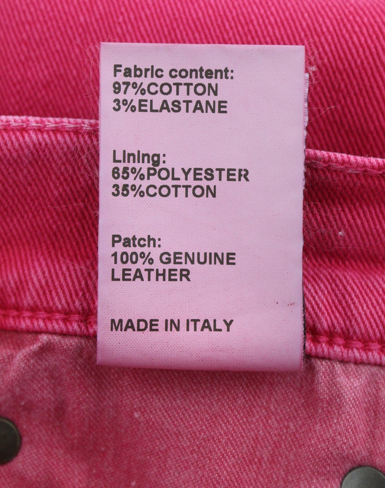 R13 Romeo Women Jeans 24 Fuchsia Stretch Cropped Slim Fit SS26 RRP735