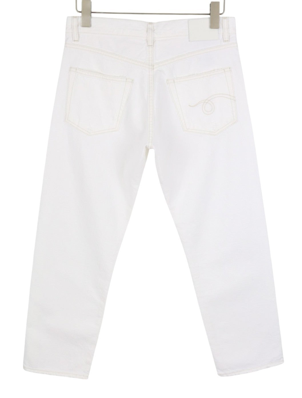 R13 Boyfriend Women Jeans 25 Aerin White High Rise Straight Cropped SS26