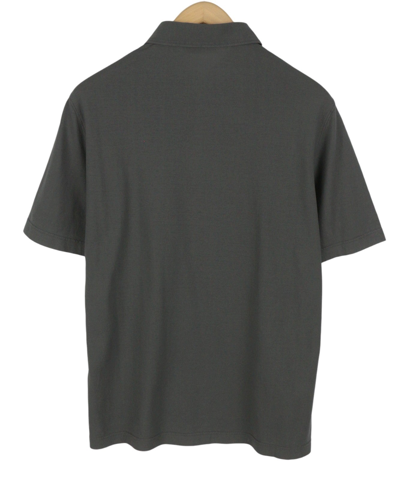 FILIPPO DE LAURENTIIS Men Polos IT50 M Dark Grey Cotton Short Sleeved