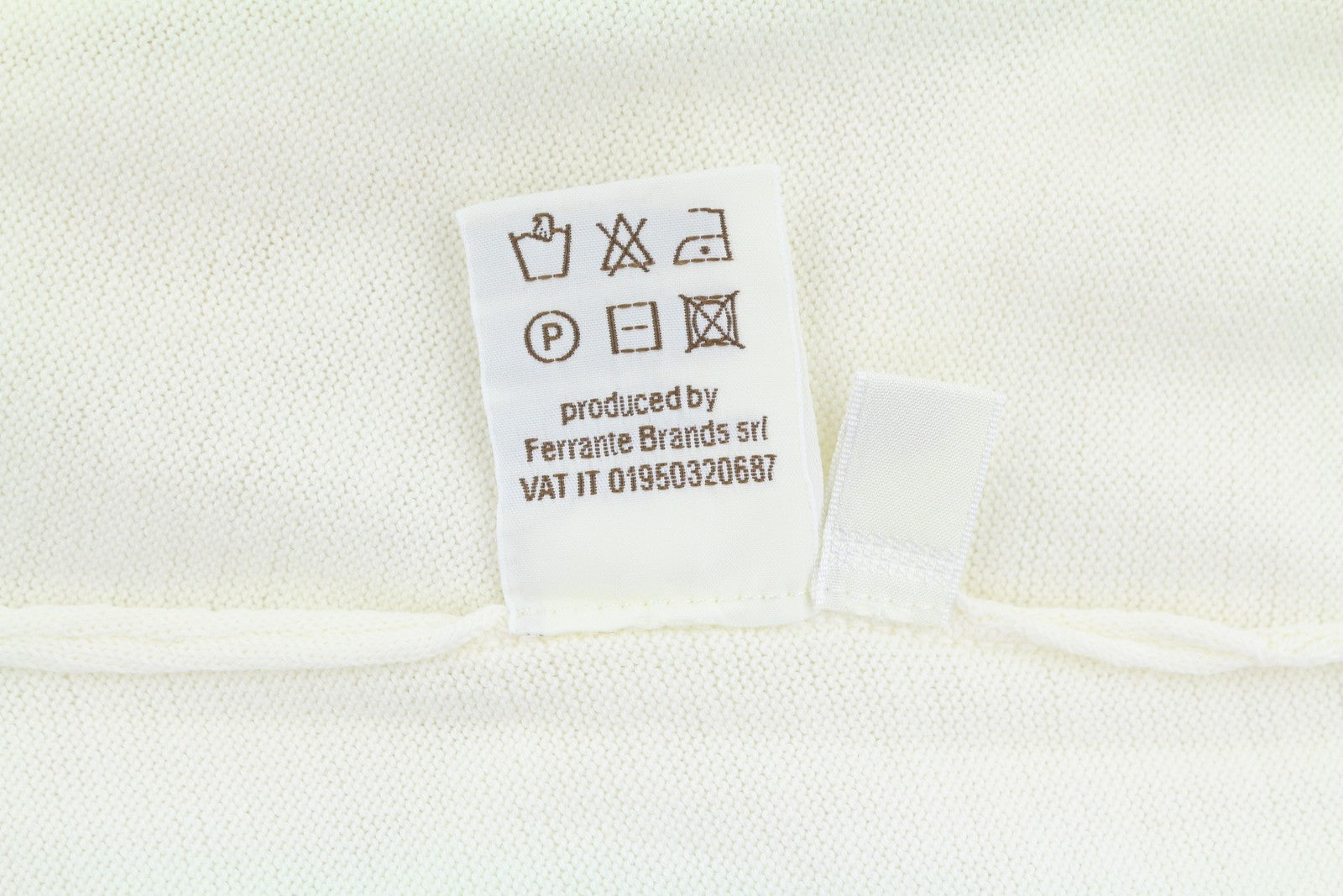 FILIPPO DE LAURENTIIS Men Polos IT54 XL White Cotton Knit Short Sleeve