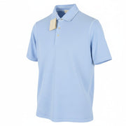 FILIPPO DE LAURENTIIS Men Polos IT52 L Blue Cotton Tricot Short Sleeve