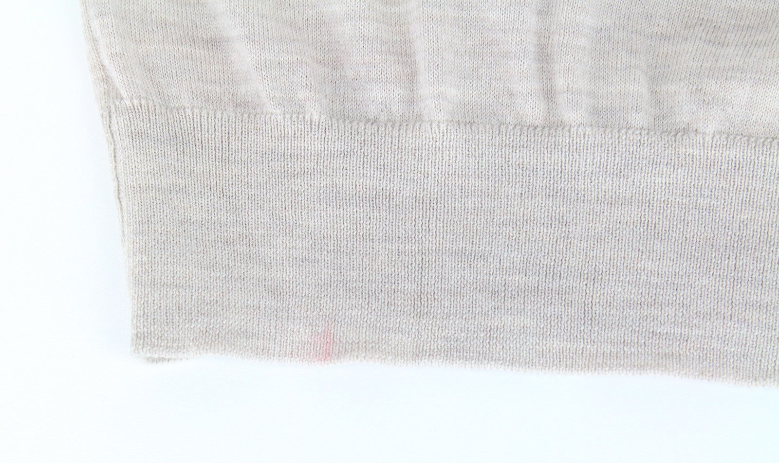 SUITSUPPLY Men Sweatshirt S Beige Brown Pure Merino Wool Long Sleeved Pull On