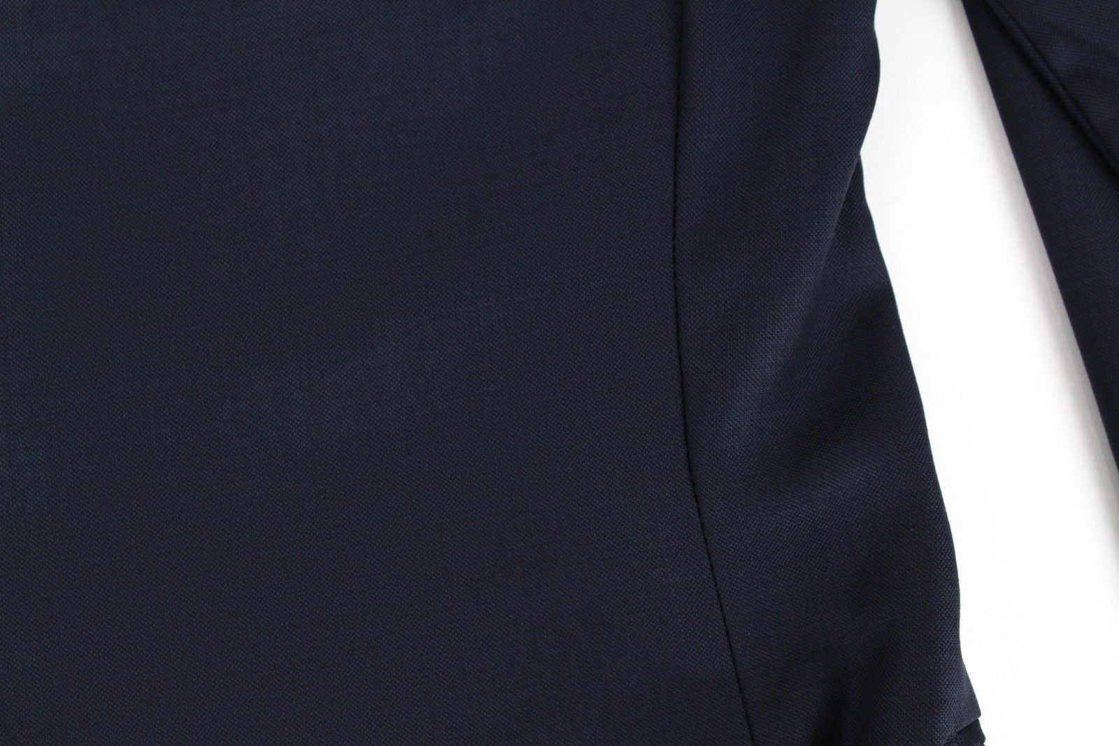 SUITSUPPLY Lazio Men Suit UK32 Navy Slim Cut Melange 3-Piece Perennial Wool