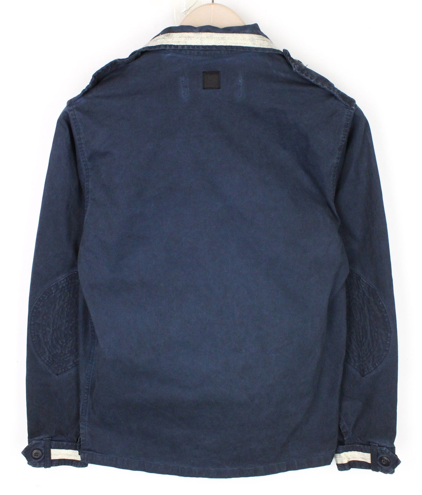 REPLAY Men Jacket XS Blue Cotton Stretch Lightweight Unlined
