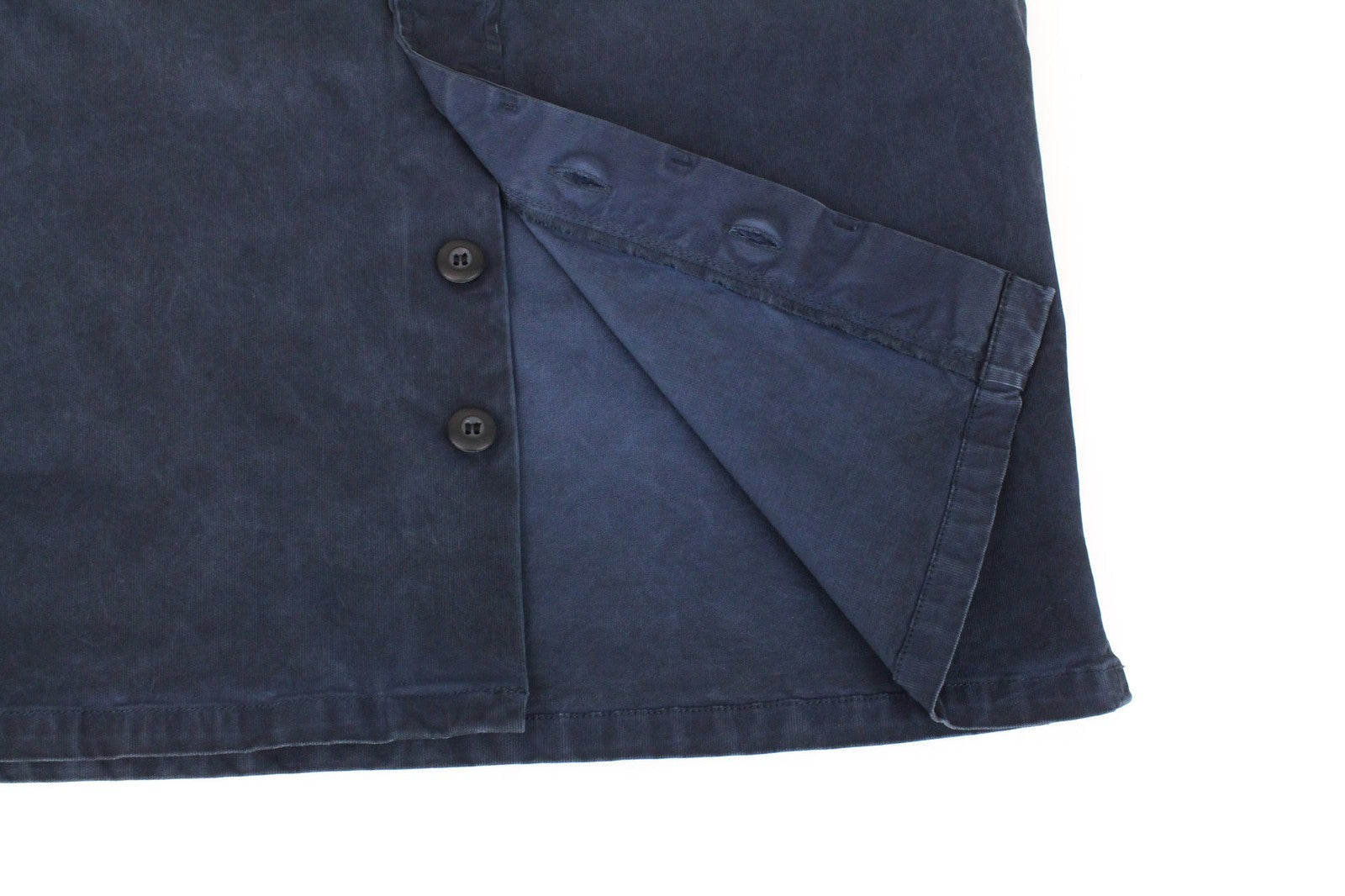 REPLAY Men Jacket XS Blue Cotton Stretch Lightweight Unlined