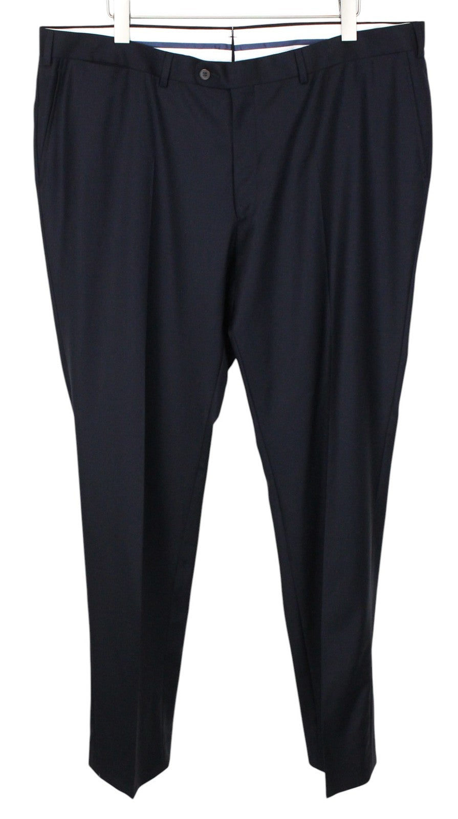 SUITSUPPLY Lazio Blueline Men Suit UK52L Classic Pure Wool Blue Navy 2 Piece