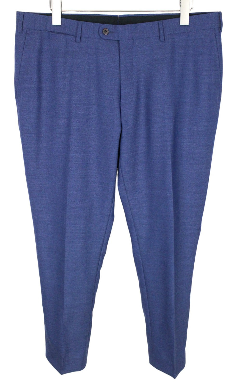 SUITSUPPLY La Spalla Men Suit UK48R Blue Single-Breasted Lined Pure Wool 3 Piece
