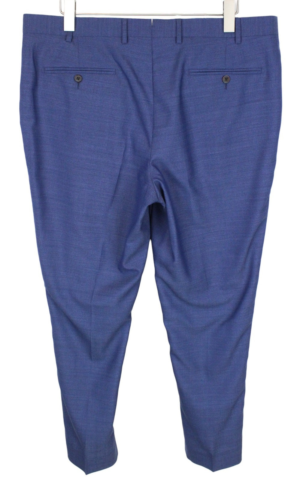 SUITSUPPLY La Spalla Men Suit UK48R Blue Single-Breasted Lined Pure Wool 3 Piece