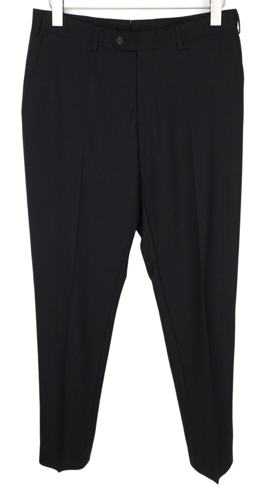 SUITSUPPLY La Spalla Men Suit UK38R Single-Breasted Lined Wool Black 2 Piece