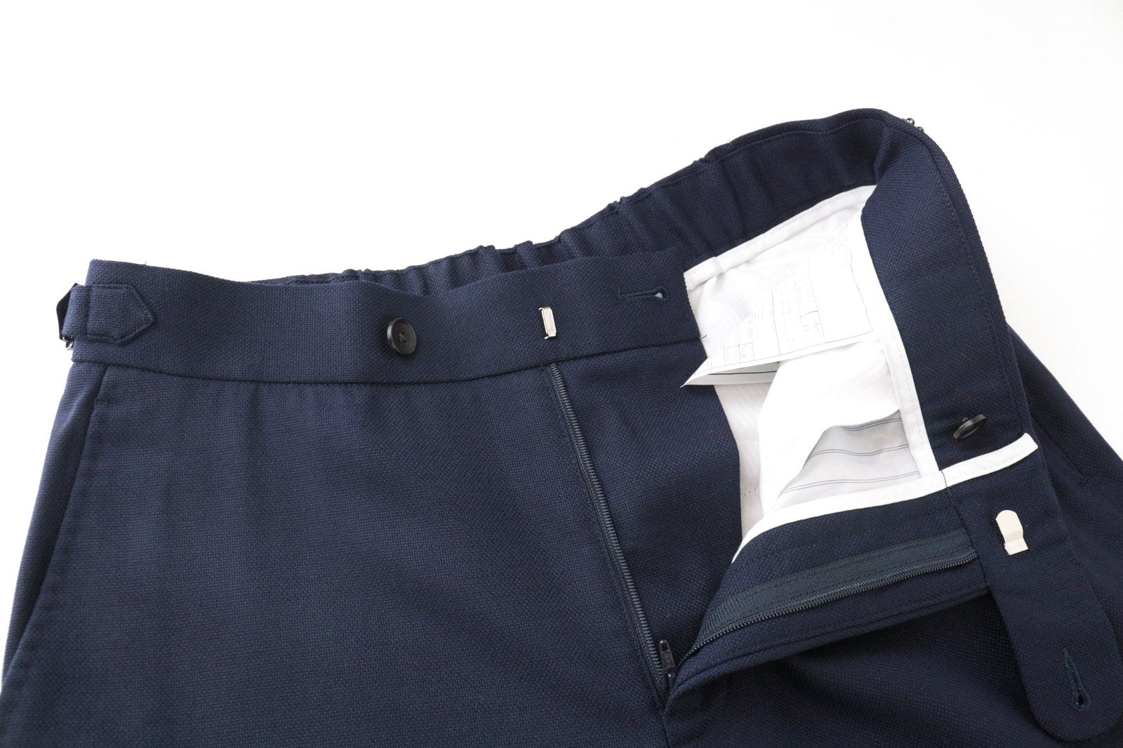 SUITSUPPLY Havana Patch Men Suit UK36R Slim Unlined Wool Stretch Blue 2 Piece
