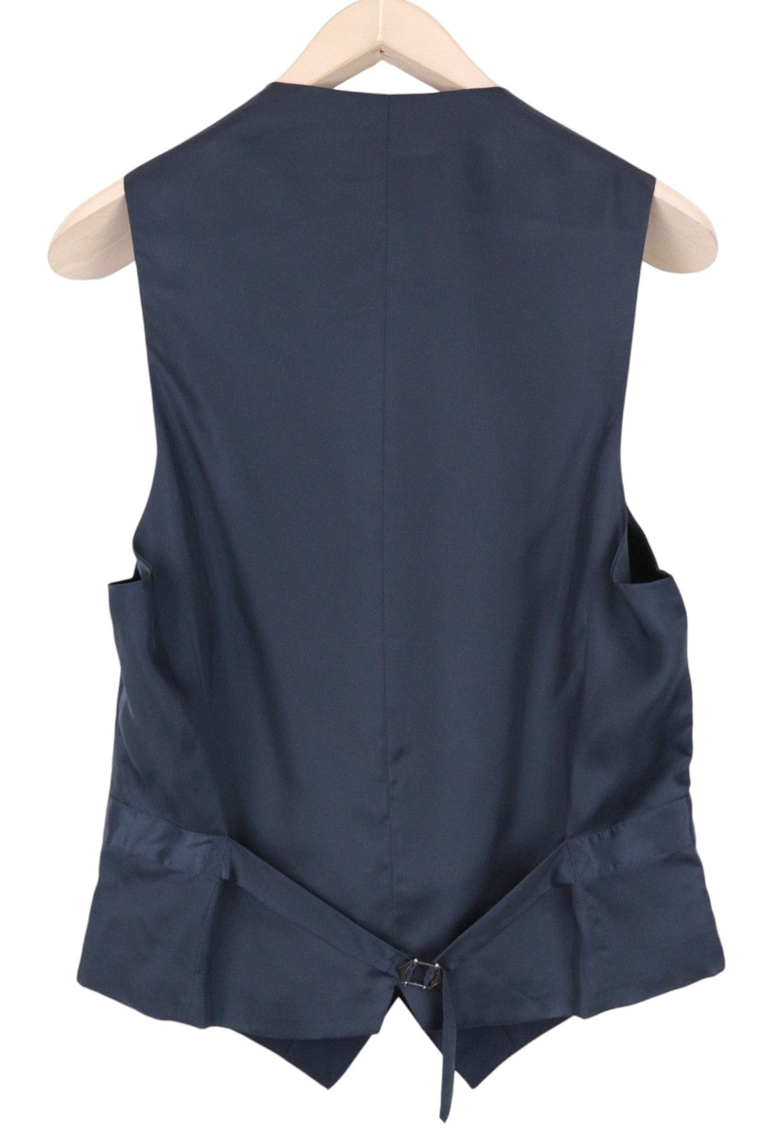 SUITSUPPLY La Spalla Men Suit UK38R Single-Breasted Blue Pure Wool 3 Piece