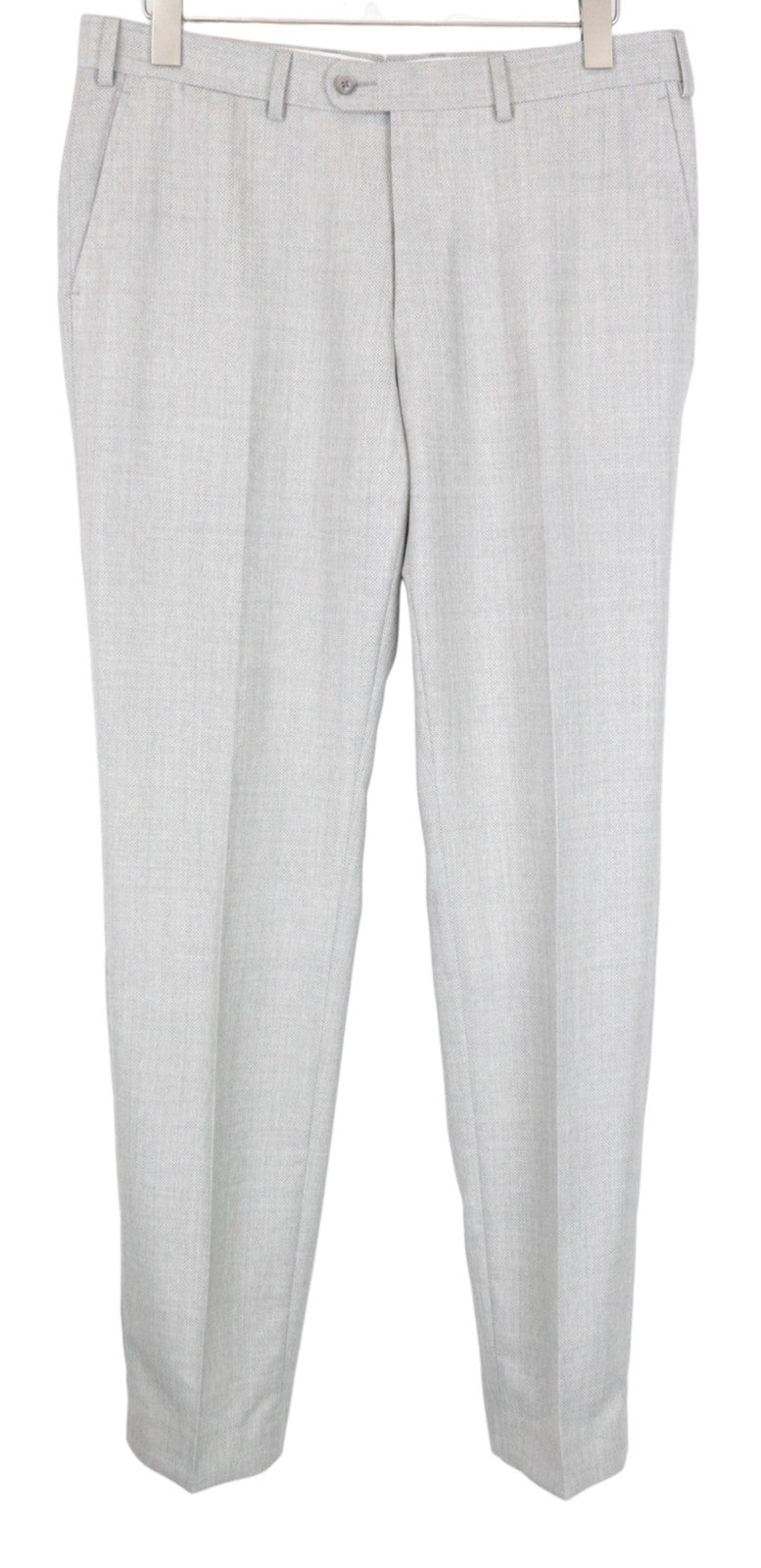 SUITSUPPLY La Spalla Men Suit UK40L Pure Wool Grey Single-Breasted 2 Piece
