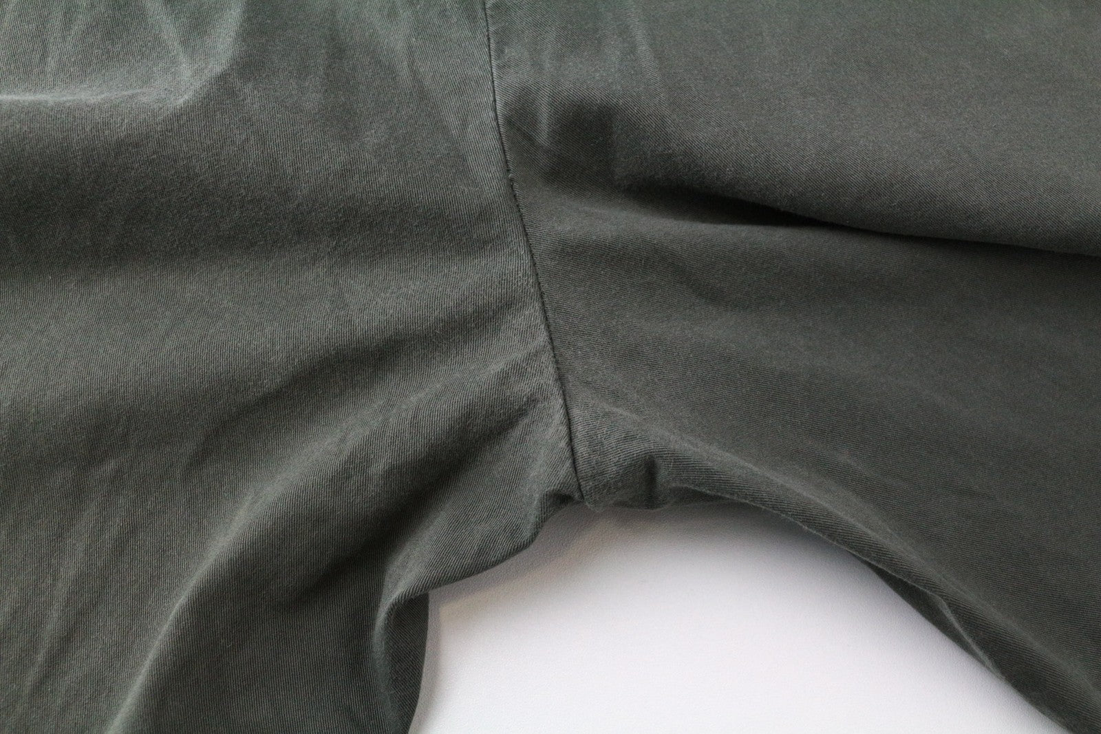 SUITSUPPLY Porto Novo Men Trousers UK36R Green Cotton Stretch Pleated Chino