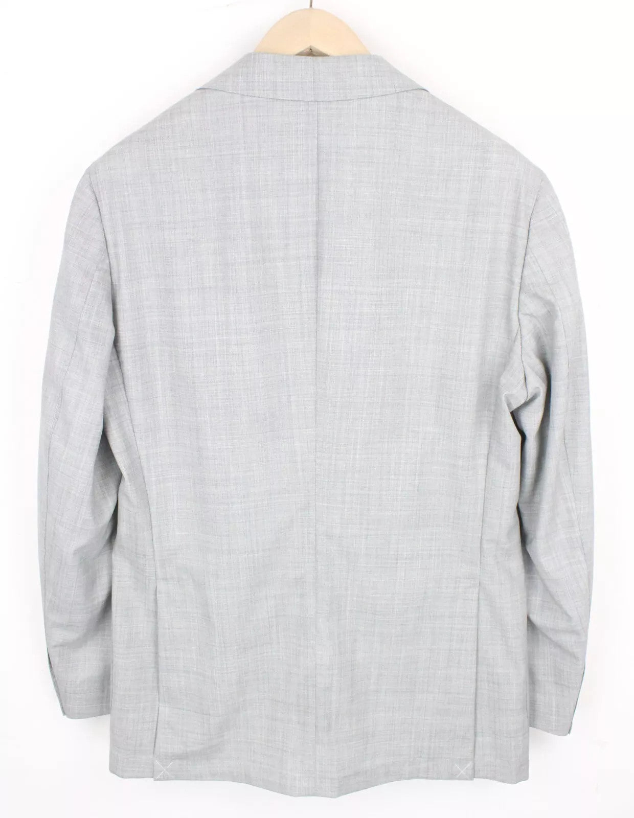 SUITSUPPLY Havana Patch Men Suit UK38R Grey Pure Wool Super 120's Slim 2 Piece