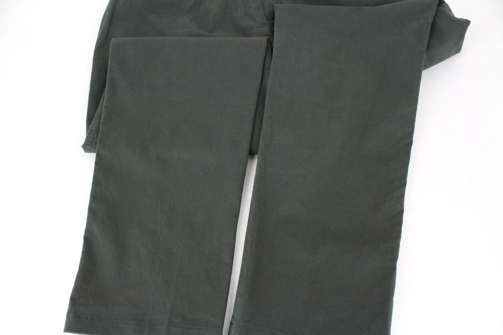 SUITSUPPLY Porto Novo Men Trousers UK38R Green Cotton Stretch Pleat Front Chino
