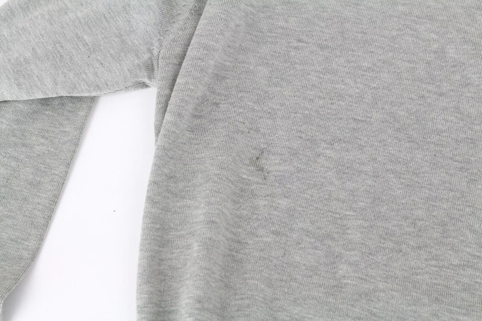 SUITSUPPLY Men Sweatshirt XL Green Cotton Silk Casual Plain Long Sleeved