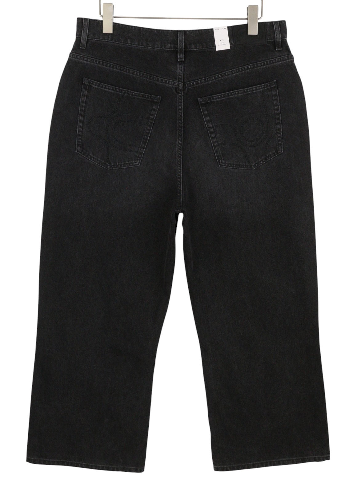 EYTYS Echo Sulphur Ultra Baggy Fit Men Jeans W32/L32 Black Unisex RRP370