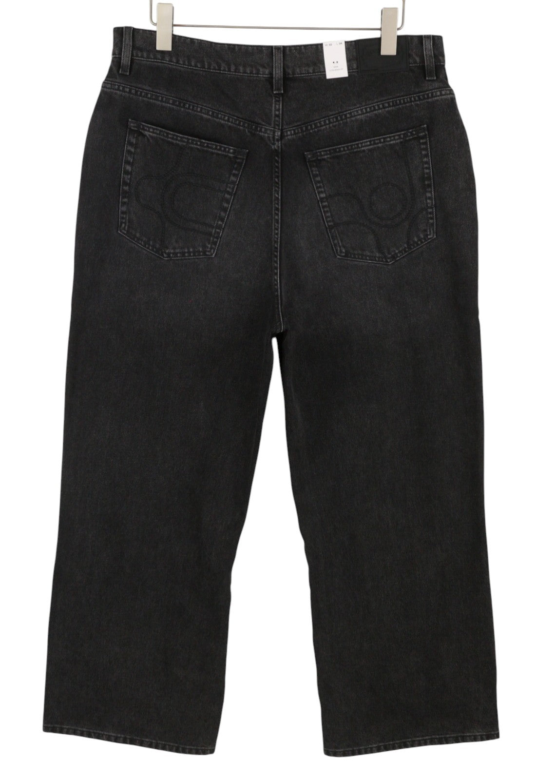 EYTYS Echo Sulphur Ultra Baggy Fit Men Jeans W32/L34 Black Unisex RRP370