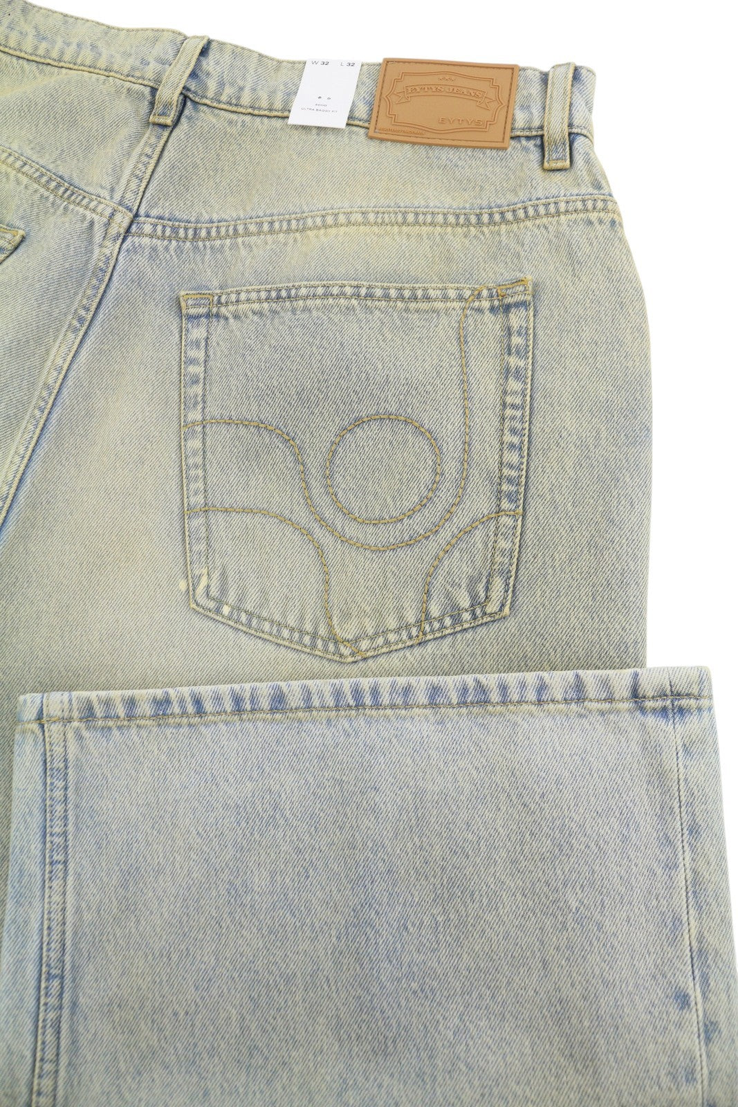 EYTYS Echo Bronze Unltra Baggy Fit Men Jeans W32/L32 Aged Look Unisex RRP370
