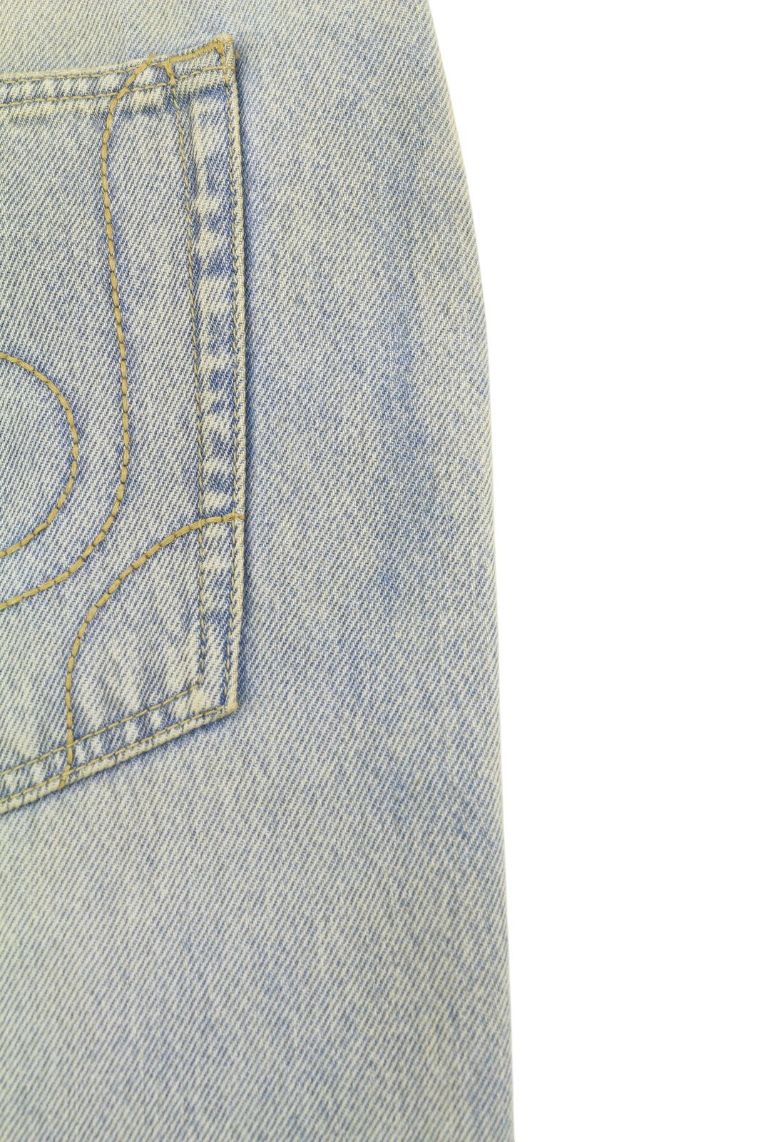 EYTYS Echo Bronze Unltra Baggy Fit Men Jeans W32/L32 Blue Aged Unisex RRP370