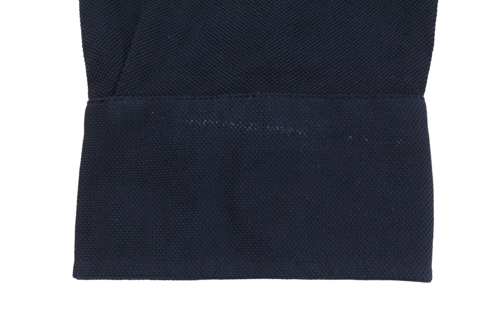 FILIPPO DE LAURENTIIS Men Shirt IT48 S Dark Blue Cotton Tricot Cutaway Neck
